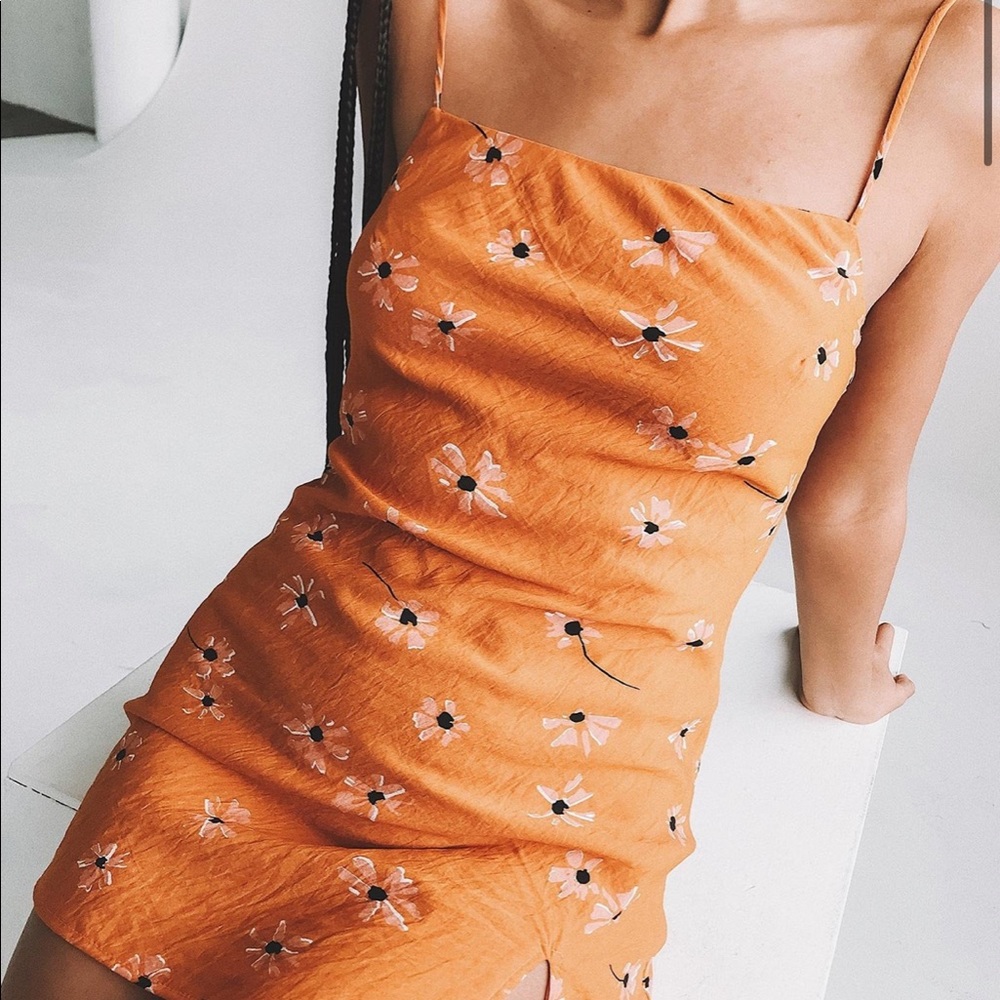 Yellow Flower Dress
